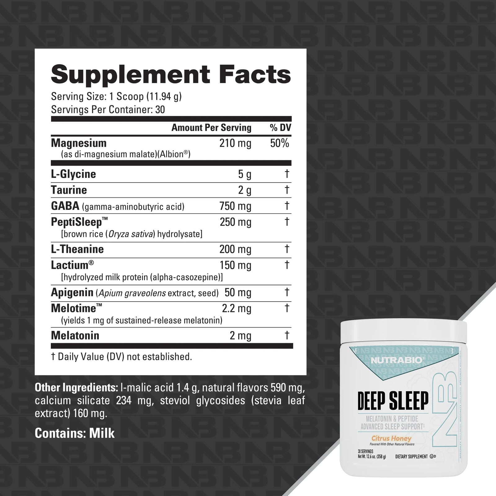 NutraBio Deep Sleep - Bemoxie Supplements