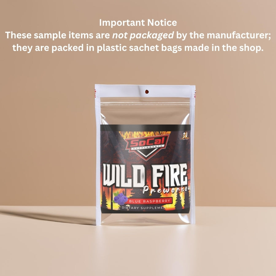 SoCal Supps Wild Fire Sample (1) - Bemoxie Supplements