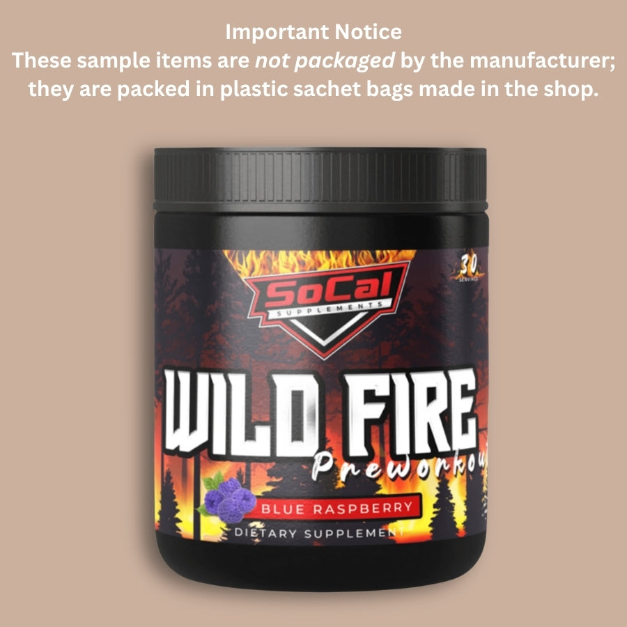 SoCal Supps Wild Fire Sample (1) - Bemoxie Supplements