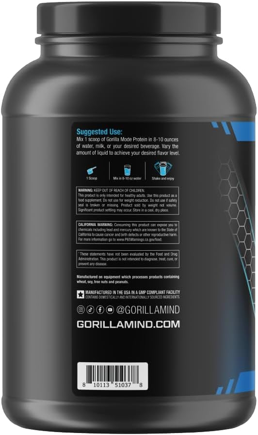 Gorilla Mode Protein Powder - Bemoxie Supplements