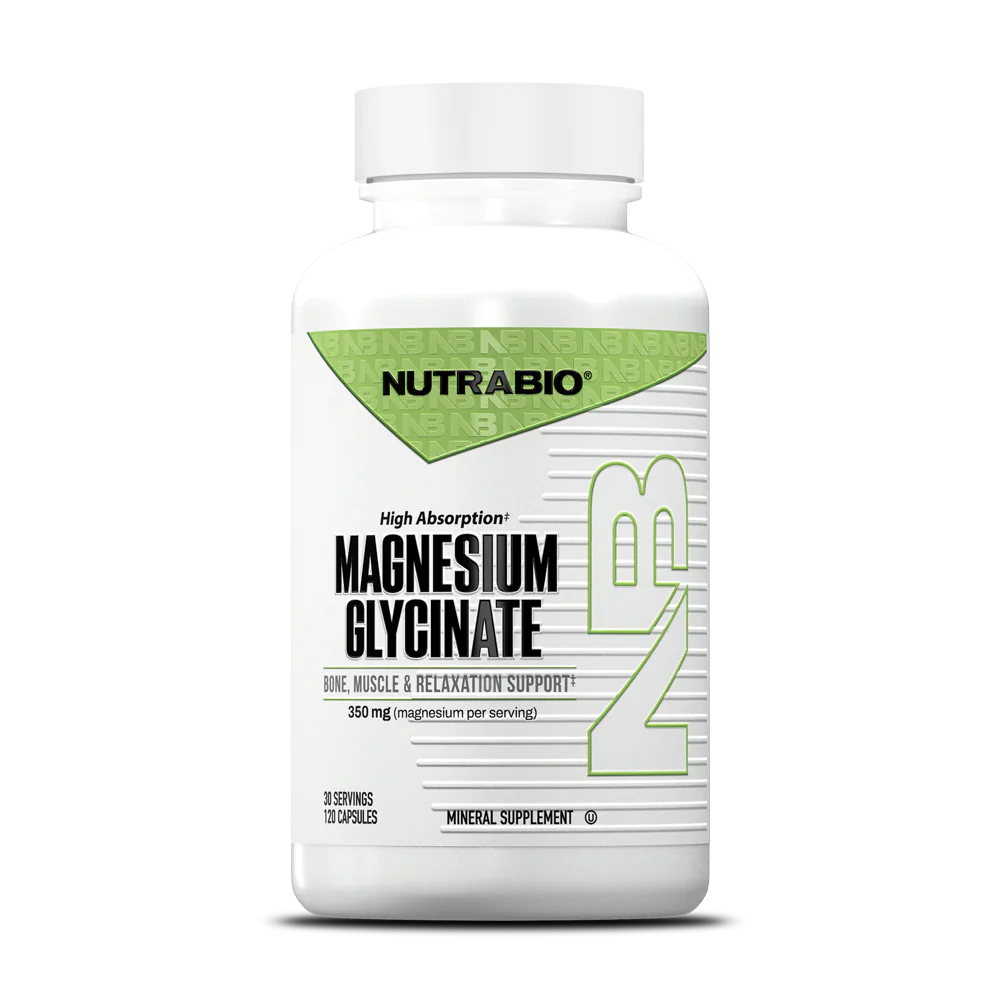 NutraBio Magnesium Glycinate - Bemoxie Supplements