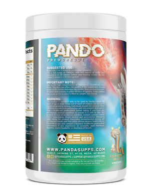 Panda Supplements Pando PreWorkout - Bemoxie Supplements