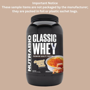NutraBio Classic Whey Protein Sample (1)