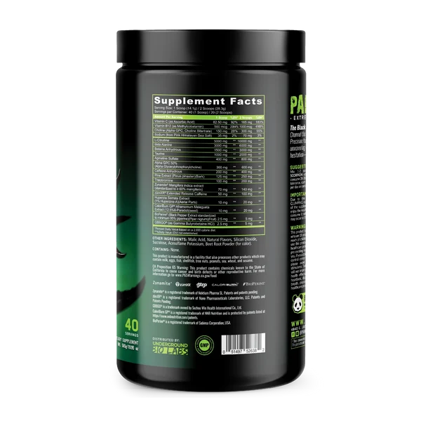 Panda Supps - Special Edition Pandamic Black Scorpion - Bemoxie Supplements