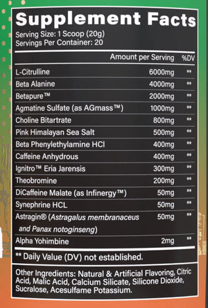 KiloLabs Stim Thugga Preworkout - Bemoxie Supplements