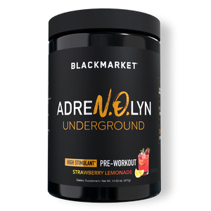 BlackMarket AdreNOlyn Underground PreWorkout - Bemoxie Supplements