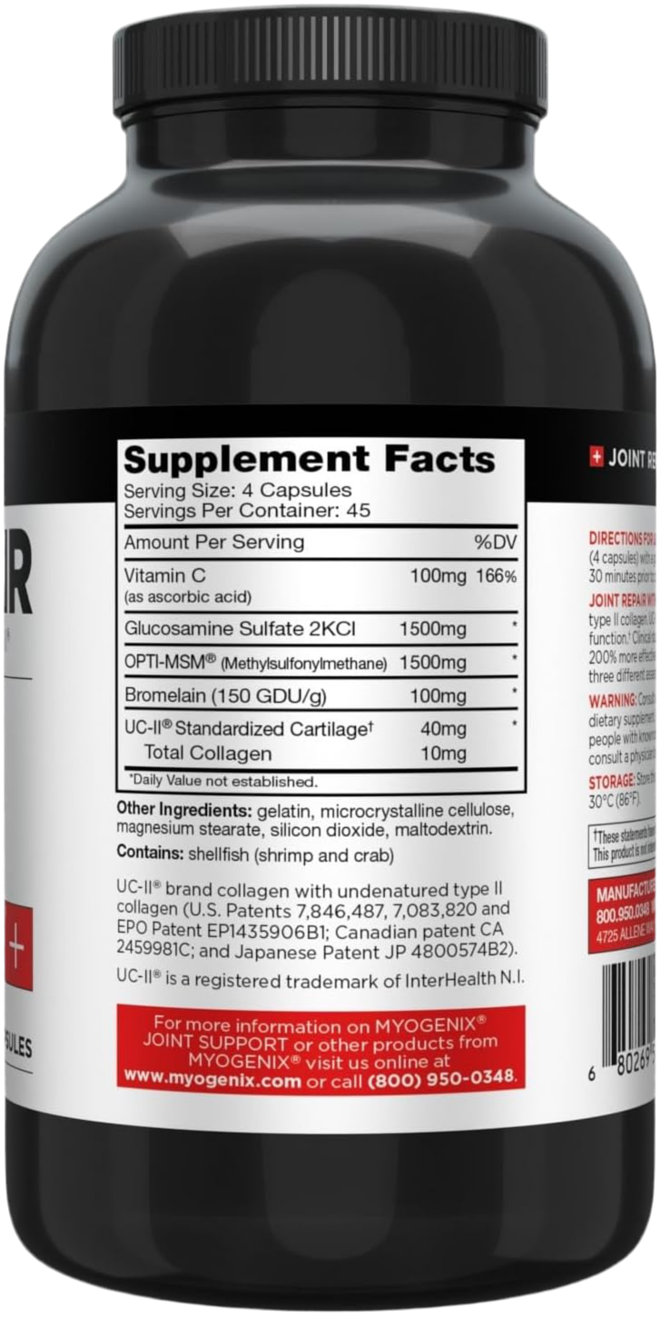 Myogenix Joint Repair - Bemoxie Supplements