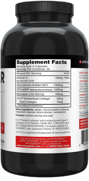 Myogenix Joint Repair - Bemoxie Supplements