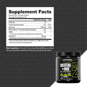 NutraBio Creatine + HMB - Bemoxie Supplements