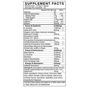BlackMarket AdreNOlyn Nootropic PreWorkout - Bemoxie Supplements