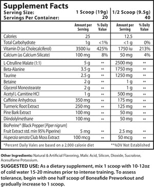 Boneafide Preworkout- Sunrise Delight - Bemoxie Supplements