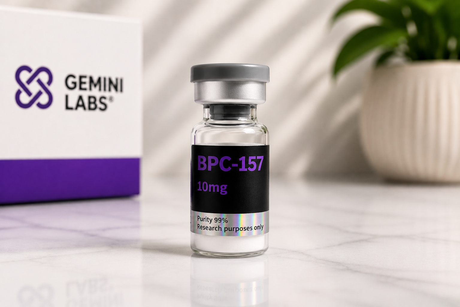 Gemini Labs BPC-157 - 10mg - Bemoxie Supplements