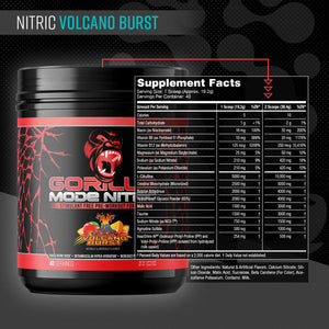 Preentrenamiento sin estimulación nítrica en modo Gorilla