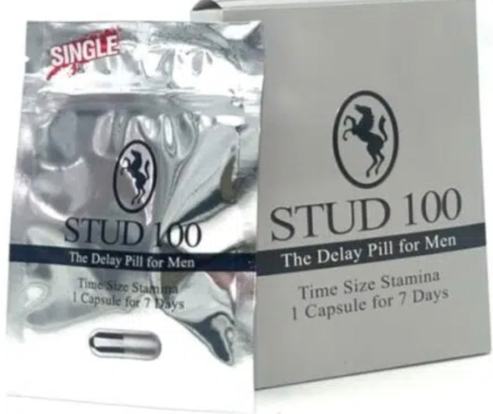 Stud 100 Delay Pill for Men – Boost Control, Confidence & Performance - Bemoxie Supplements
