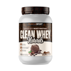 MuscleSport Clean Whey Grass Fed Protein - Bemoxie Supplements