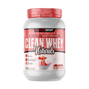 MuscleSport Clean Whey Grass Fed Protein - Bemoxie Supplements