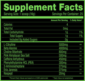 Scary Hours Pre Workout - Bemoxie Supplements
