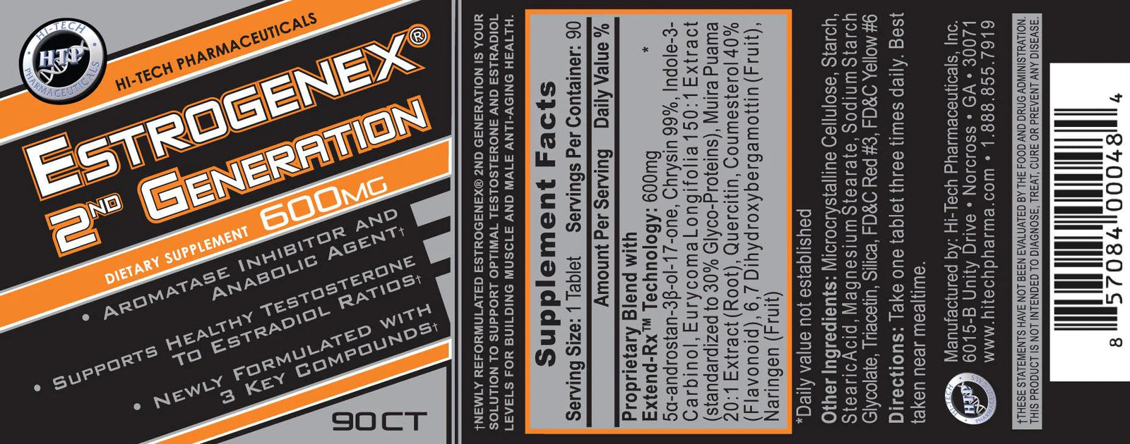 Hi Tech Estrogenex 2nd Generation - Bemoxie Supplements