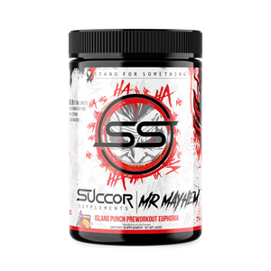 Succor Supplements Mr. Mayhem PreWorkout - Bemoxie Supplements