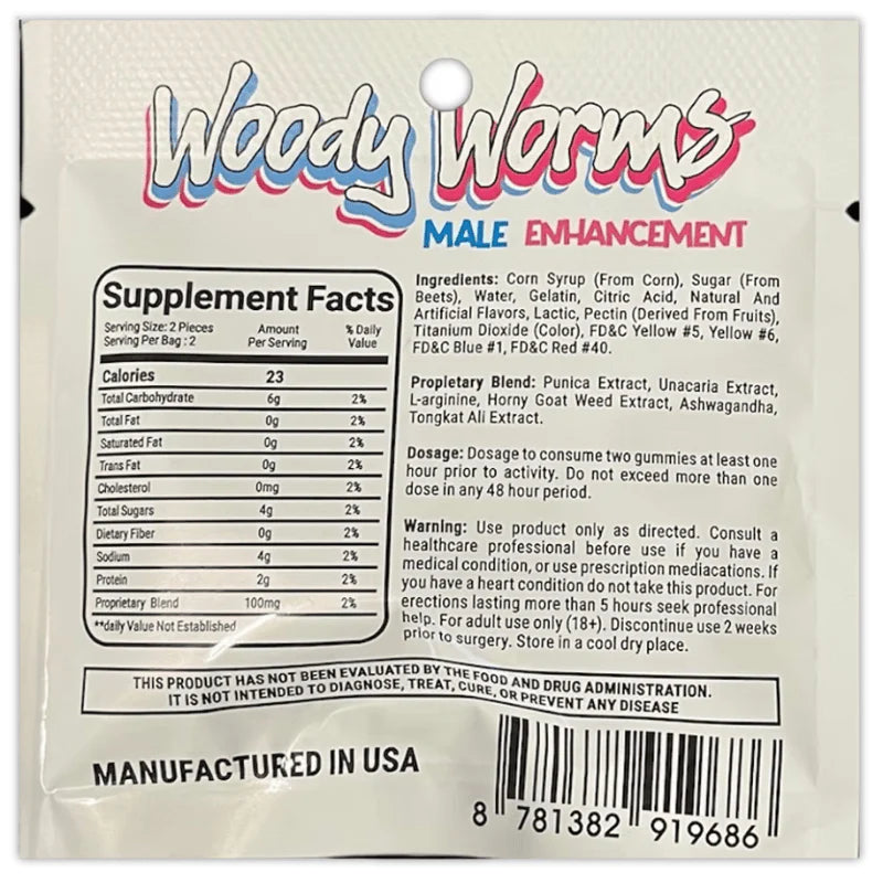 Woody Worms – Male Enhancement Gummies - Bemoxie Supplements