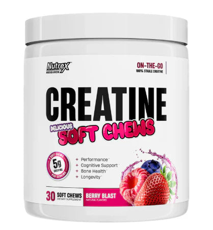 Nutrex Creatine Soft Chews - Bemoxie Supplements