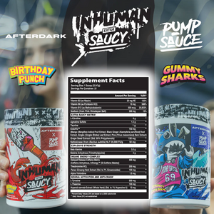 After Dark x Pump Sauce Inhuman PreWorkout - Bemoxie Supplements