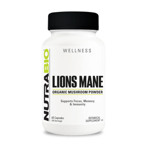 NutraBio Organic Lions Mane 500 - Bemoxie Supplements