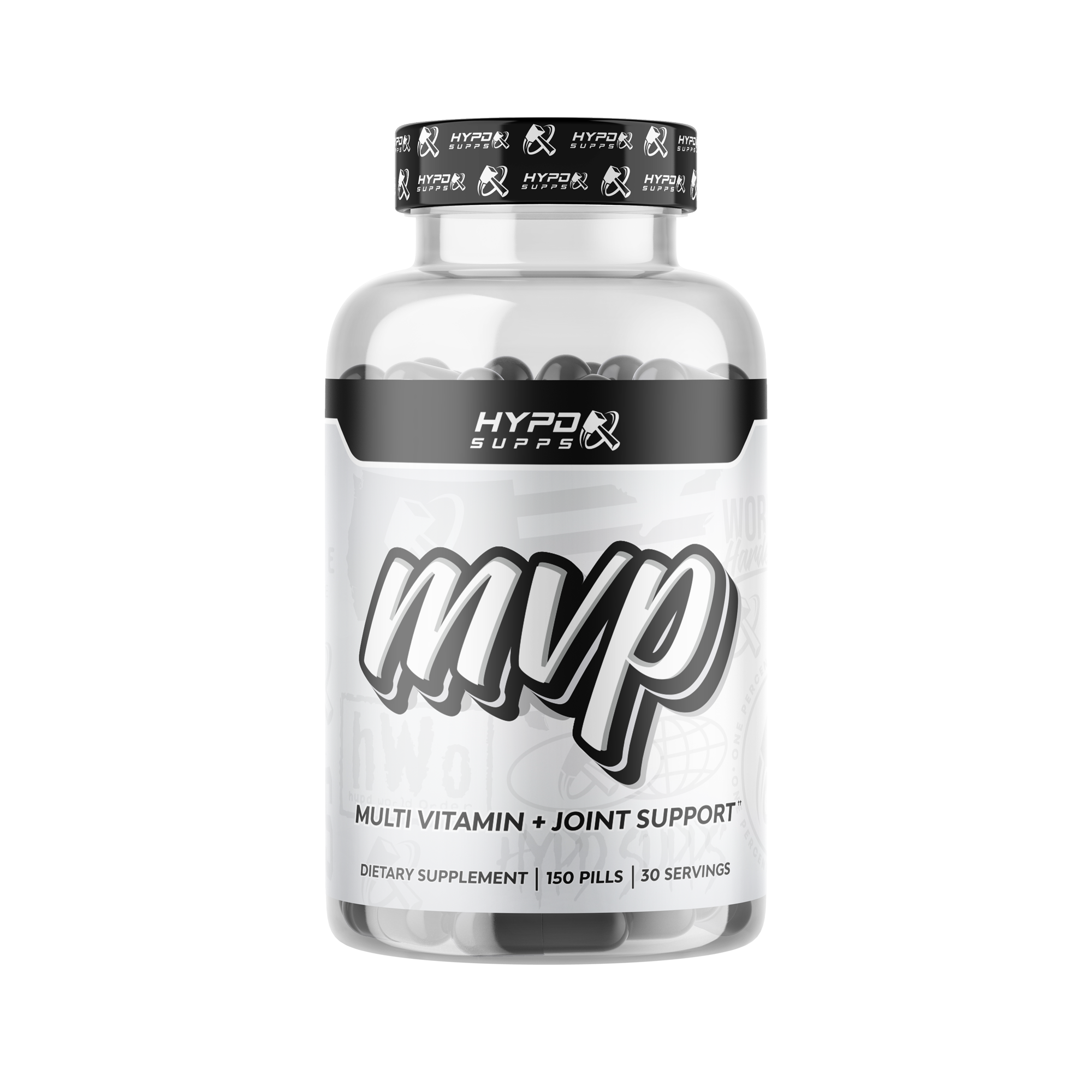 HYPD Supps MVP - MultiVitamin + Joint Support - Bemoxie Supplements