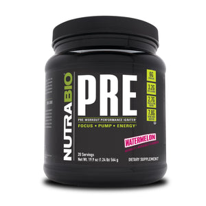 NutraBio PRE Workout - Bemoxie Supplements