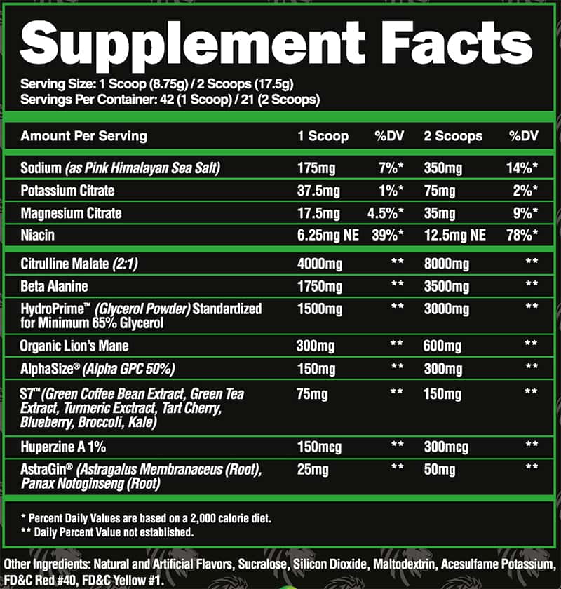 Alpha Lion Superhuman Pump - Bemoxie Supplements