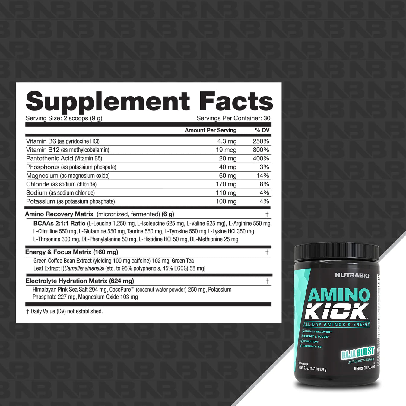 NutraBio Amino Kick - Bemoxie Supplements