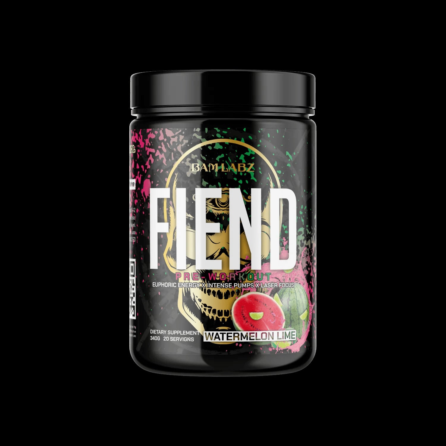 BAM Labz FIEND | Pre Workout - Bemoxie Supplements