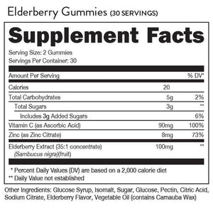 Elderberry Gummies - Bemoxie Supplements