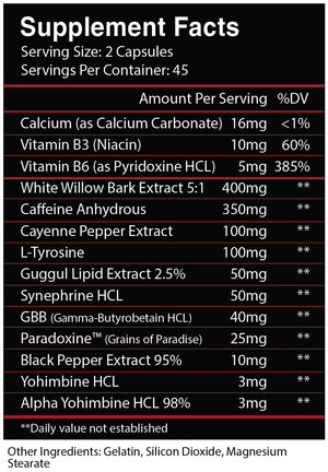 Centurion Labz Legion (V3) | Extreme Fat Burner - Bemoxie Supplements