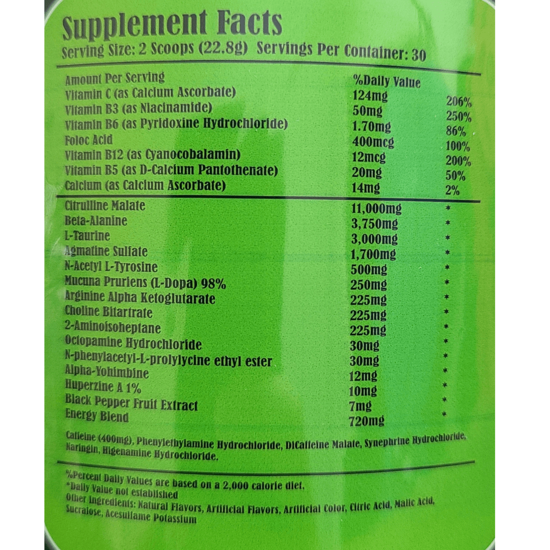 Apocalypse Supplements Facts