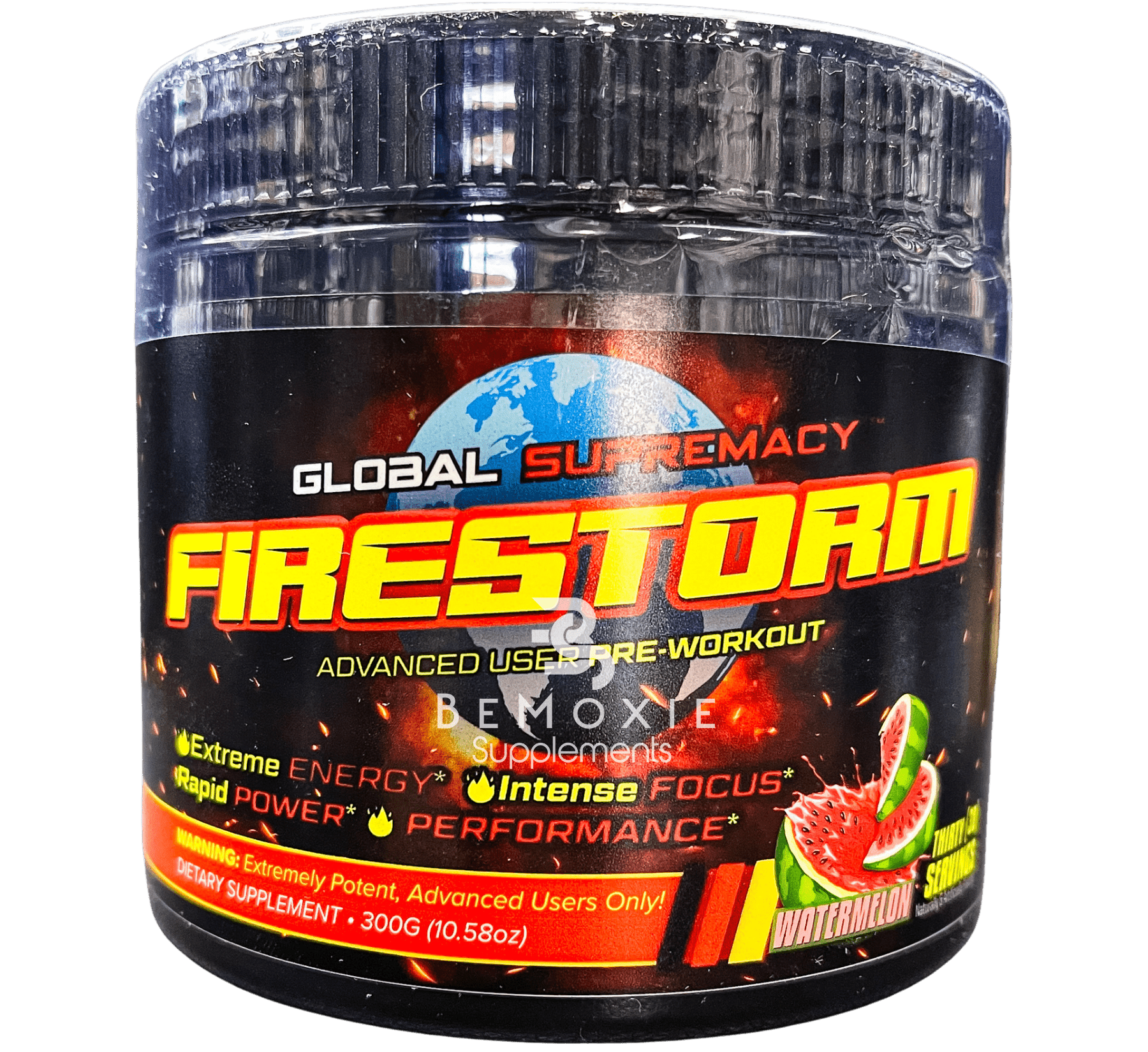 Global Supremacy FIRESTORM Pre-Workout - Bemoxie Supplements