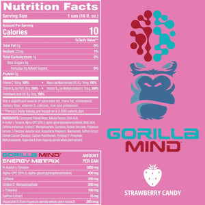 Gorilla Mind RTD Energy Drink | Individual - Bemoxie Supplements