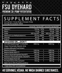 FSU Dyehard Pump - Bemoxie Supplements