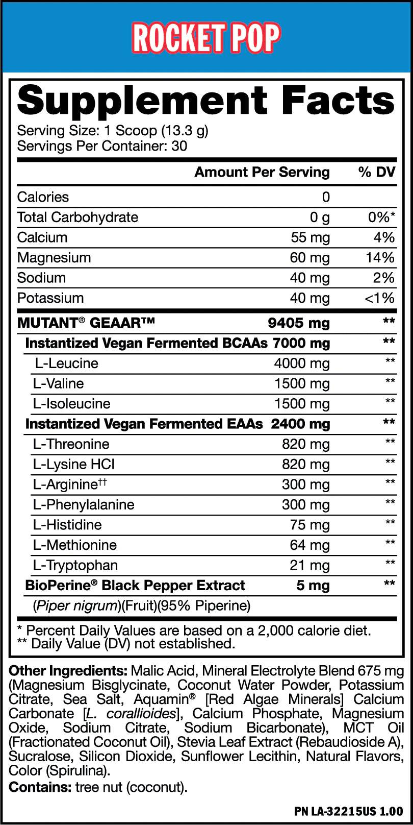 Mutant GEAAR Rocket Pop- Trial Size - Bemoxie Supplements