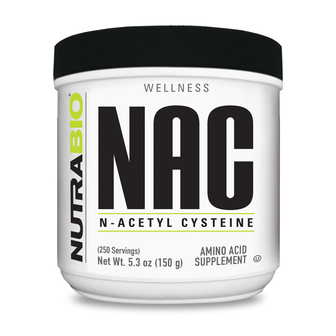NutraBio NAC (N-Acetyl-Cysteine) Powder - Bemoxie Supplements