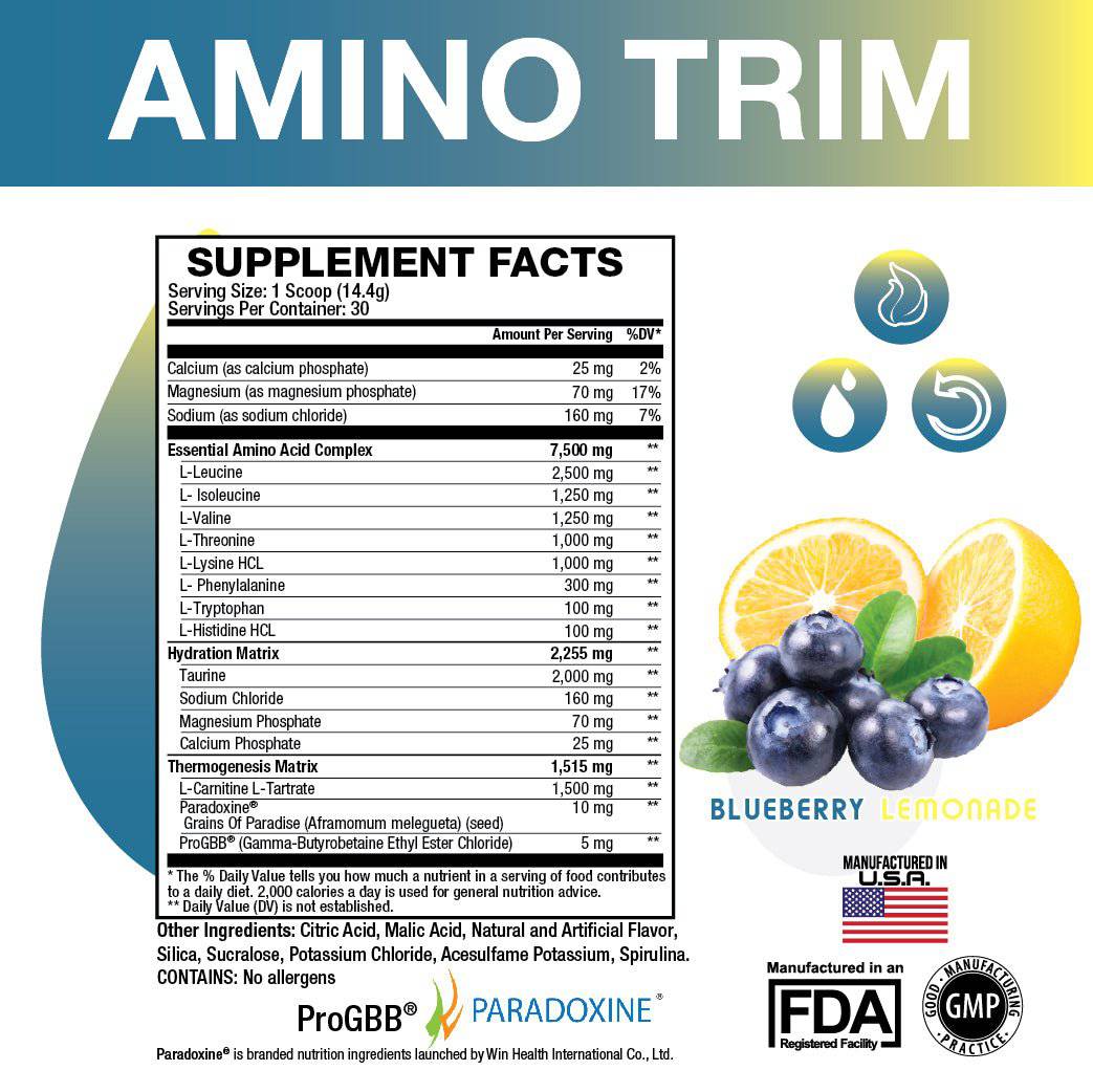 Sweat Ethics | Amino Trim - Bemoxie Supplements