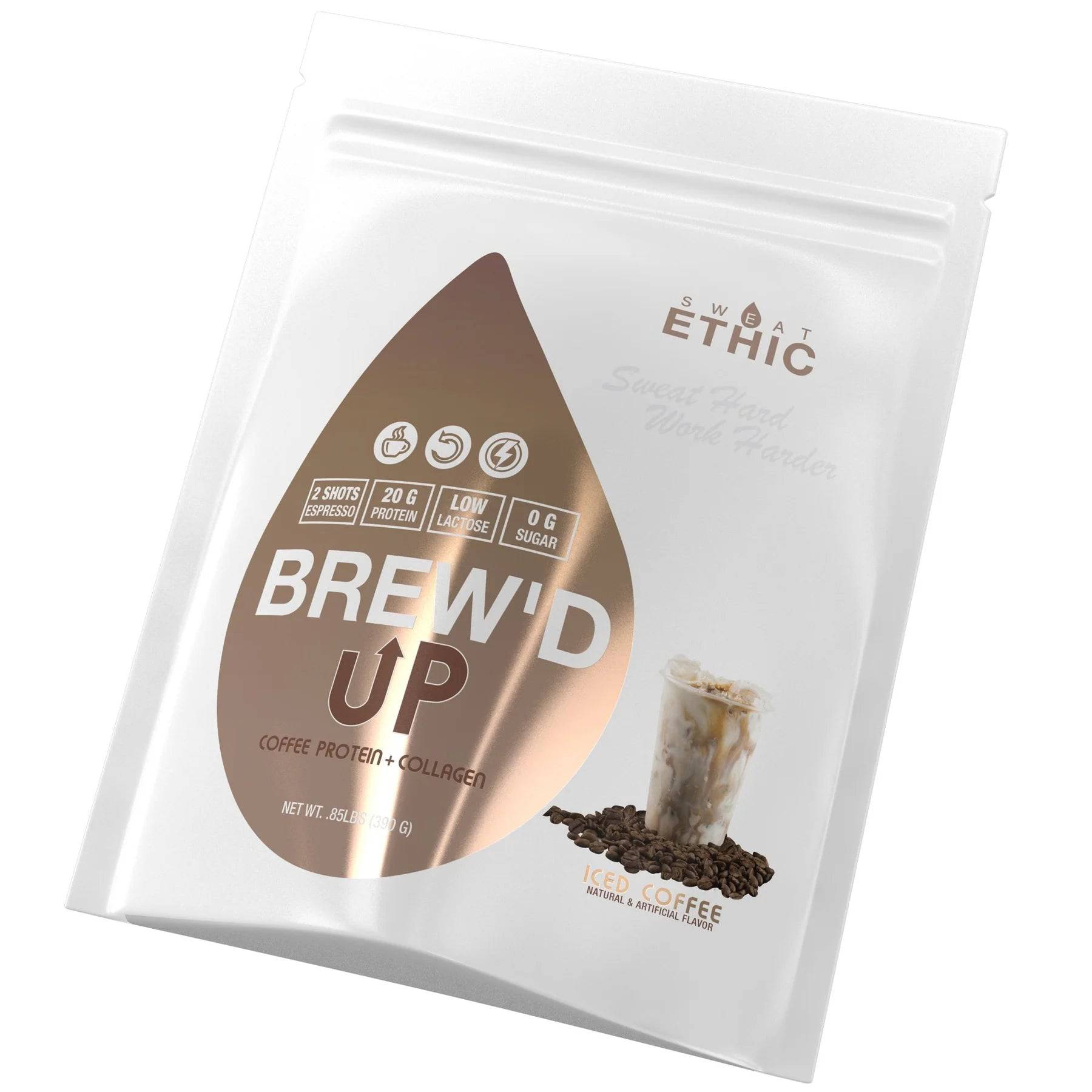 Sweat Ethic | Brew'd Up Collagen Protein Coffee - Bemoxie Supplements